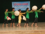 Khai giảng lớp học hát dân ca tại trường THCS Nguyễn Du